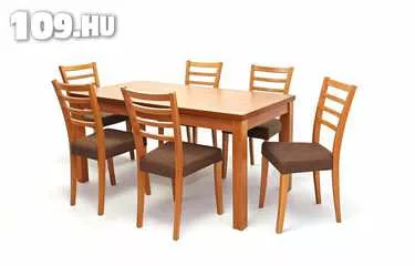 Étkező - Berta asztal + 6 db Alina szék