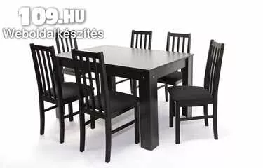 Étkező - Félix asztal + 6 db Mokka szék