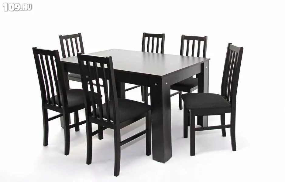 Étkező - Félix asztal + 6 db Mokka szék
